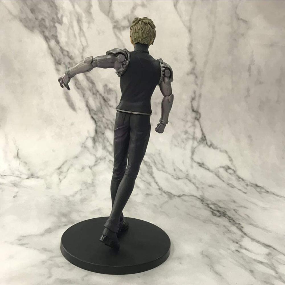 18cm Anime Figure Genos Standing Action Figures Saitama Apprentice Genos Figurine Doll PVC Model Adult Toys Collection Gifts