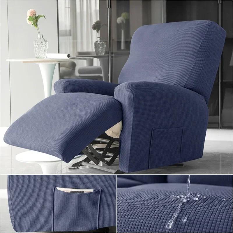 Waterafstotende Ligstoelhoes Poolvlies Fauteuilhoezen Stretch Spandex Relax Anti-slip Stoelhoezen Beschermer