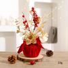 Red and Gold-Edged Christmas Tree Decorations: Perfect for Holiday Festivities and Gift Giving