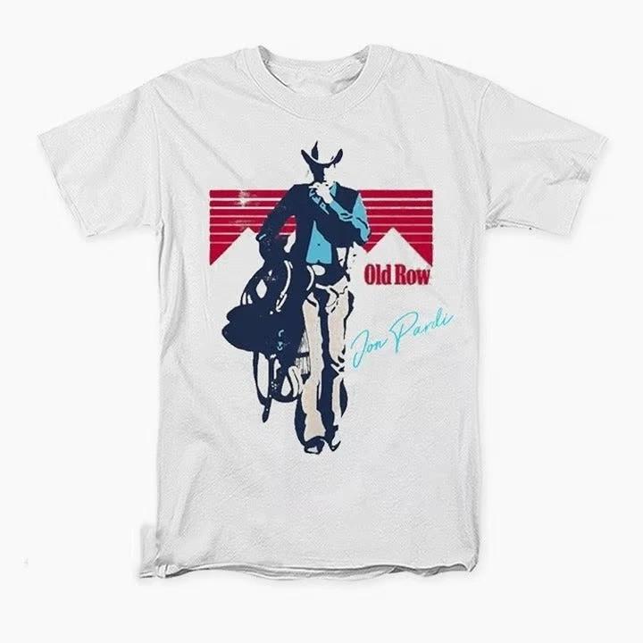 

Jon Pardi The Cowboy Old Row Tshirt Men Women Concert Size S to 5XL Unisex T-Shirt XL