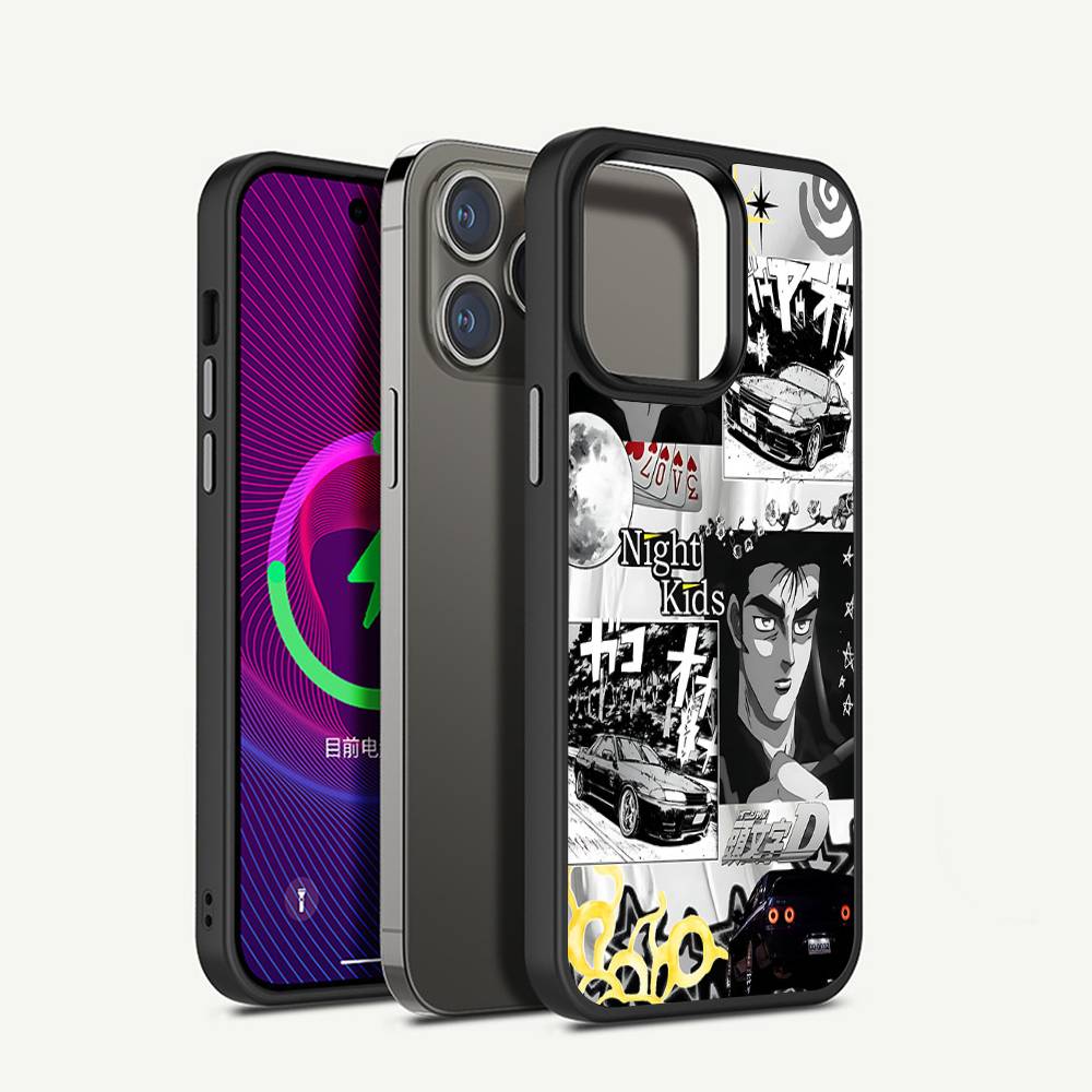 Road Racing Anime I-Initial D Phone Case For IPhone 17 16 15 14 13 12 11 Pro Max For Magsafe Wireless Charger Cover