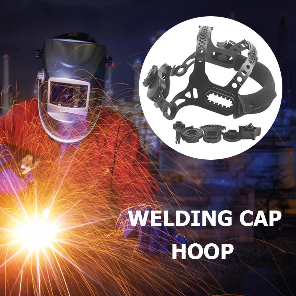 ABS Welding Mask Cap Headband Sweat-Absorbing Adjustable Soldering Helmet Band