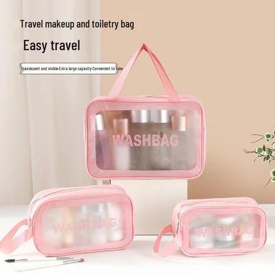 Large Capacity Transparent PVC Waterproof Toiletry & Beach Bag