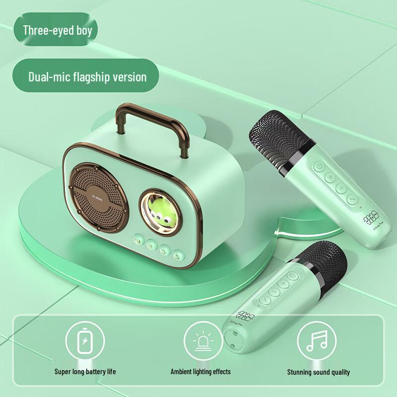 Veizhi Disney Portable Bluetooth Speaker with Dual Microphones