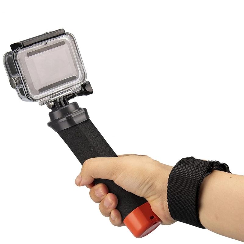 Camera Floating Hand Grip for   10 9 8 7 6 5 Action Cameras Non-Slip Handle With Wrist Band for Water Sports