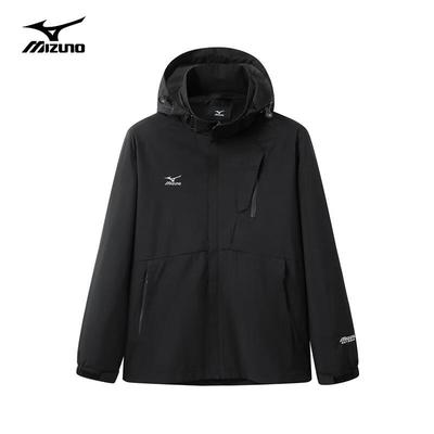 Mizuno Unisex Windproof Waterproof Hooded Outdoor Jacket