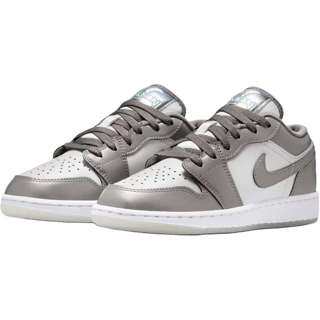 Air Jordan 1 Low SE GS Pewter Photon Dust Blue Chill Kids Sneakers Grey Flat-Pewter White HV4398-014