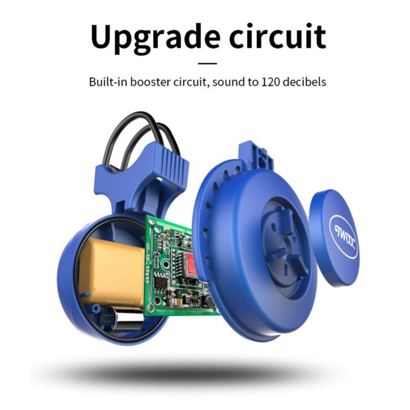 Claxon electric pentru biciclete Încărcare prin USB Clopoțel electric Trotinete electrice Echipament de călărie Inel de alarmă Clopoțel pentru biciclete Accesorii pentru biciclete