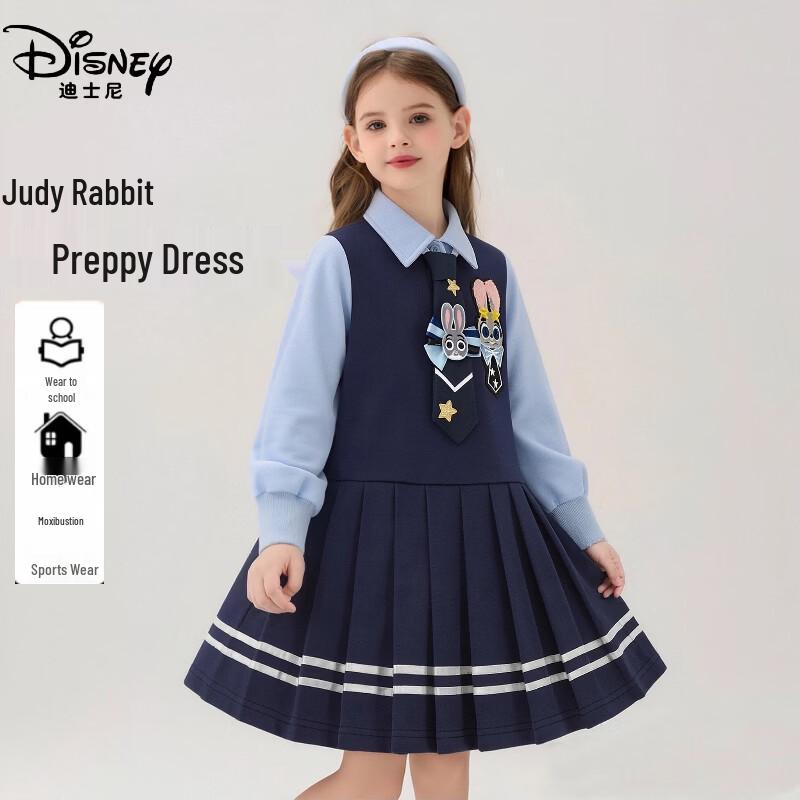 

Disney Zootopia Judy Hopps Girls Long Sleeve Dress 140
