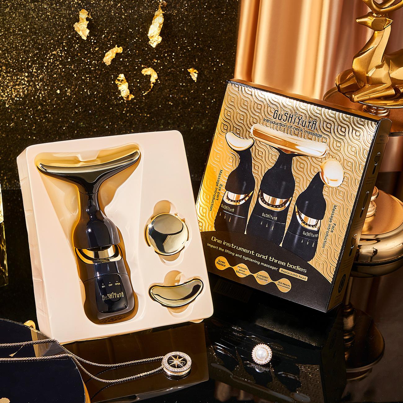 

Один инструмент, трехкомпонентный интродуктор, лифтинг и подтяжка, звуковая вибрация, бытовой косметический прибор English чёрный