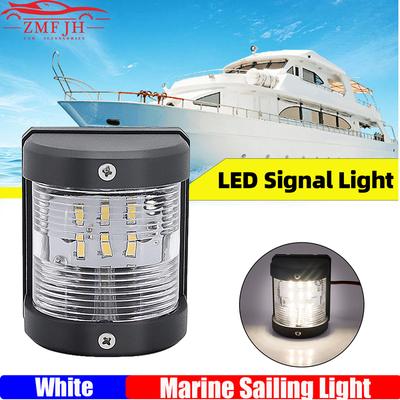 ZMFJH 12V 24V White Stern Light Navigation Lights Marine LED Boat Light Sailing Lamp Waterproof Navigation Light Yacht Boat