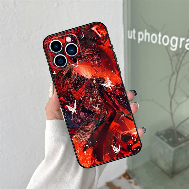 Heaven Official’s Blessing Silicone Soft Case For iPhone 17 Air 11 14 15 16 Pro Max 12 13 Mini 16 Plus 16e Back Cover