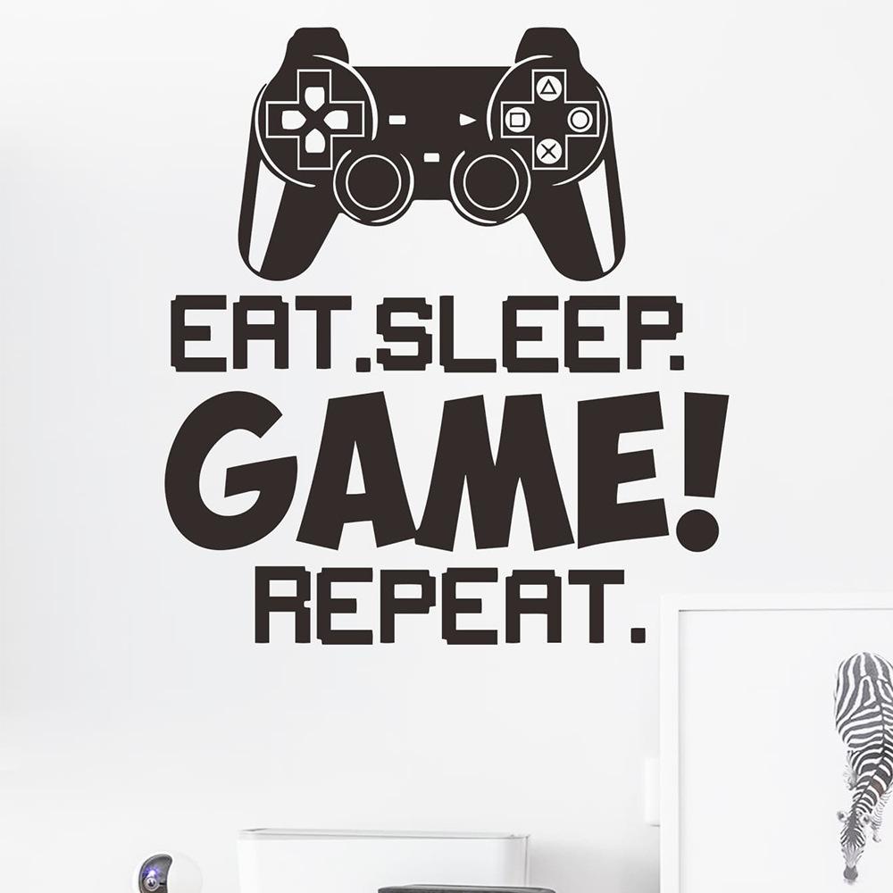 Kreskówkowa Konsola do Gier Sypialnia Salon Przedpokój Dom Naklejki Upiększające Ścianę