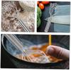 2-Piece Stainless Steel Manual Crusher, Kitchen Multi-Function Masher for Avocado Potato Meat Beans, Ergonomic Design