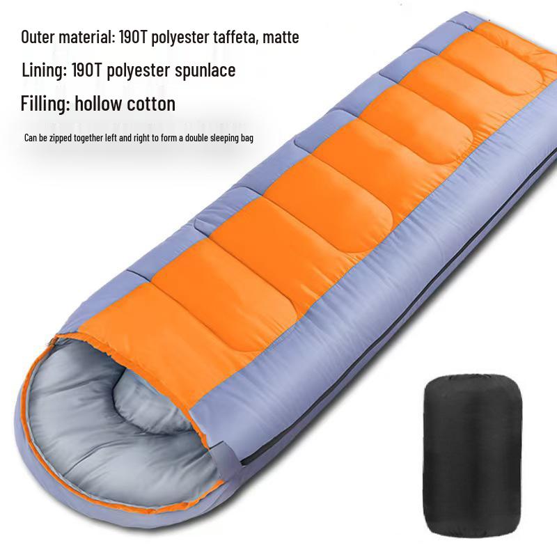Two-in-One Winter Outdoor Camping & Travel Sleeping Bag: Dirt-Proof and Versatile for Adults