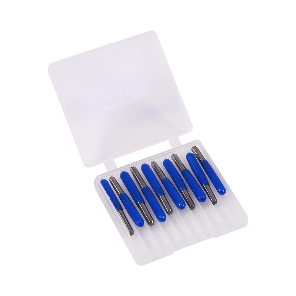 

10 шт. 3,175 мм Твердосплавная гравировальная CNC фреза Инструмент для резьбы 10 градусов