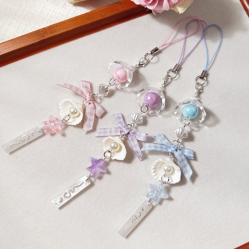 Niedlicher Windspiel-Anhänger Schlüsselanhänger Handy-Lanyard Kawaii Taschen-Schlüsselanhänger Dekorative Accessoires Heimdekorationen