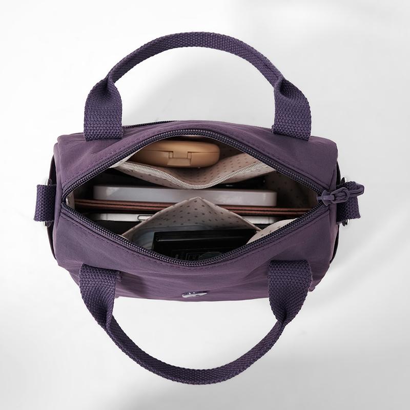 Vintage Women's Bag Lightweight Shoulder Crossbody Bag Solid Color Commuter Small Square Bag