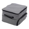 Club Trunk Storage Bag Grey Water Resistant Ventilated Polyester Car Locker with Separate