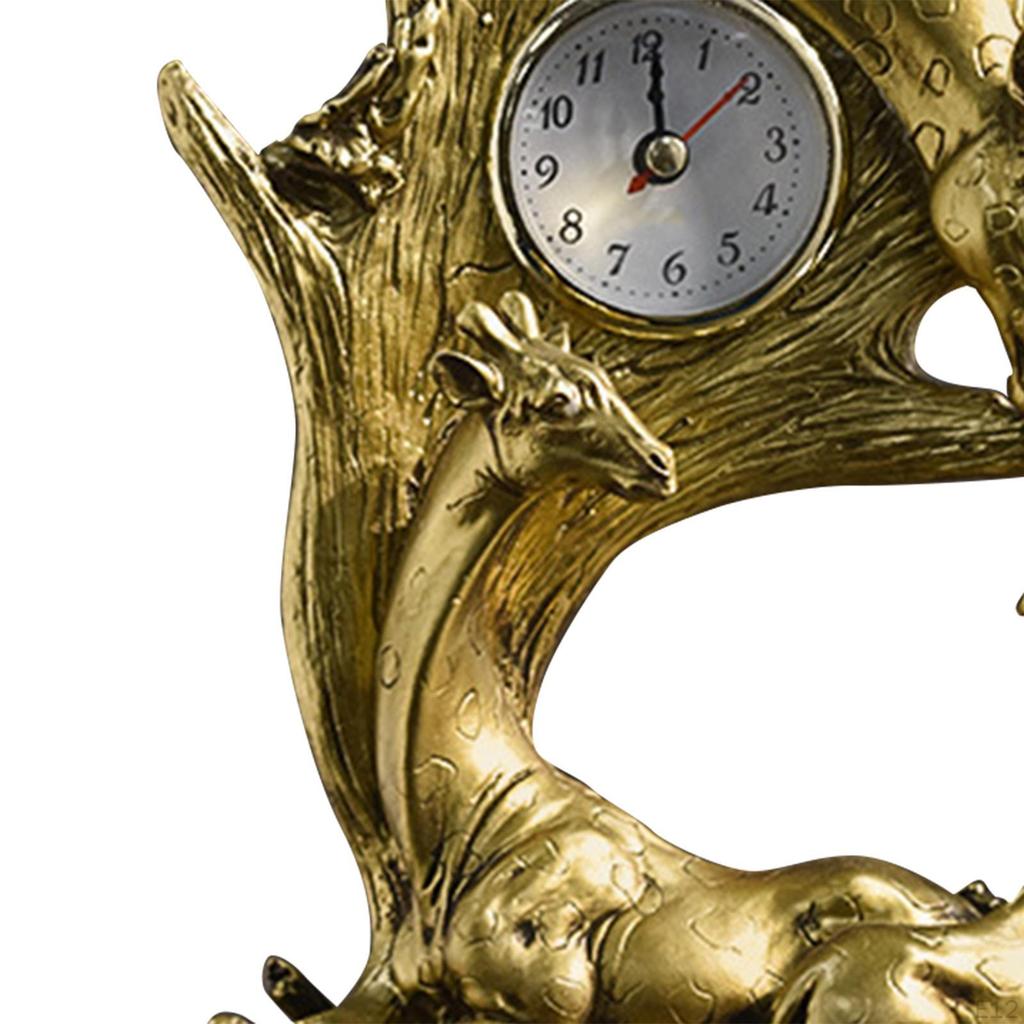 Elegant Animal Table Clock for Home Office Decor