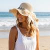 Boho Bow Straw Hat Colorful Women's Sun Hat Casual Sun Protection Cap  Beach