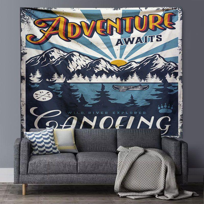 Tapestry Retro Camping 75x100