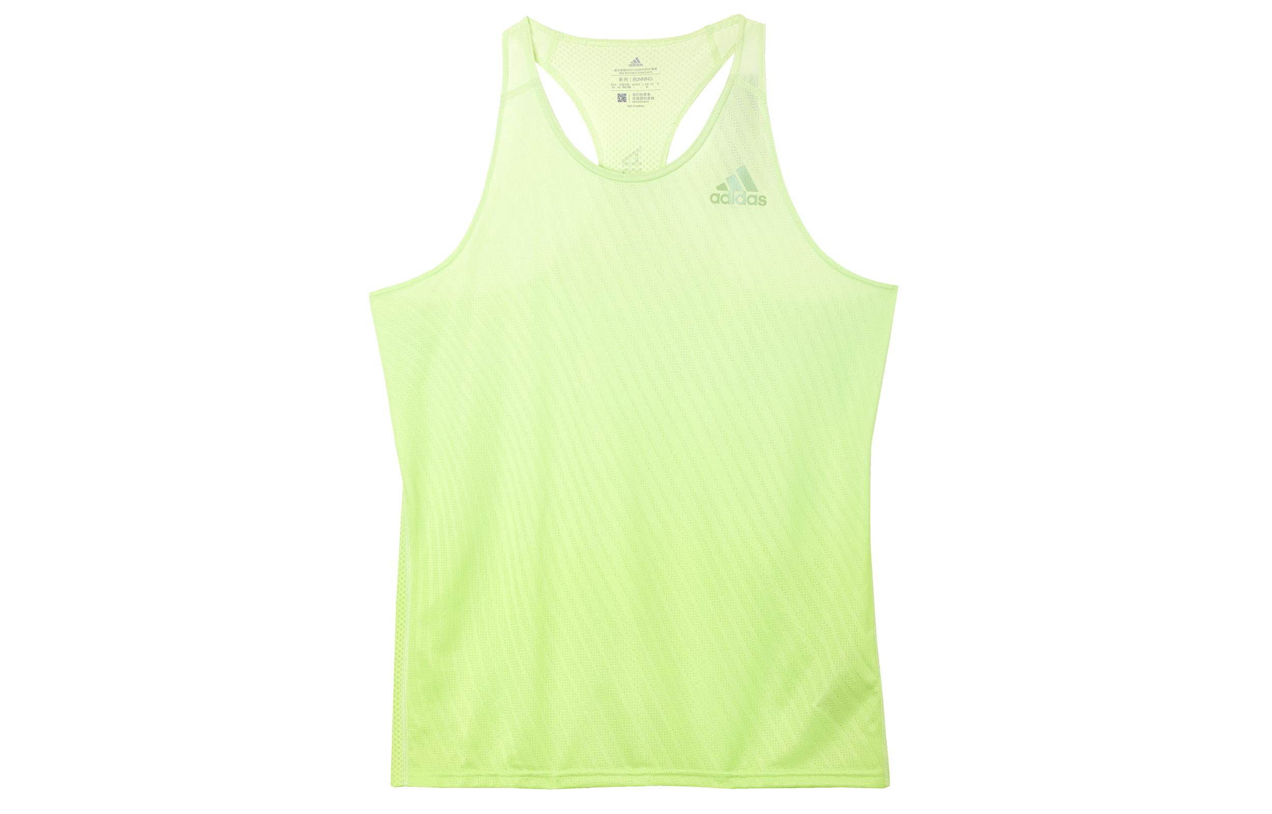 Adidas Running Tank Top Men s Sour Green HE4647 S