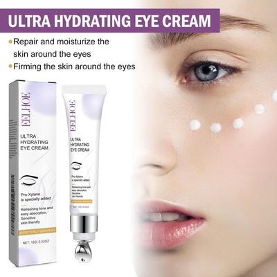 Crema Hidratante para Ojos Aclarante de Ojeras y Líneas Finas Debajo de los Ojos Crema Hidratante y Reafirmante para Ojos