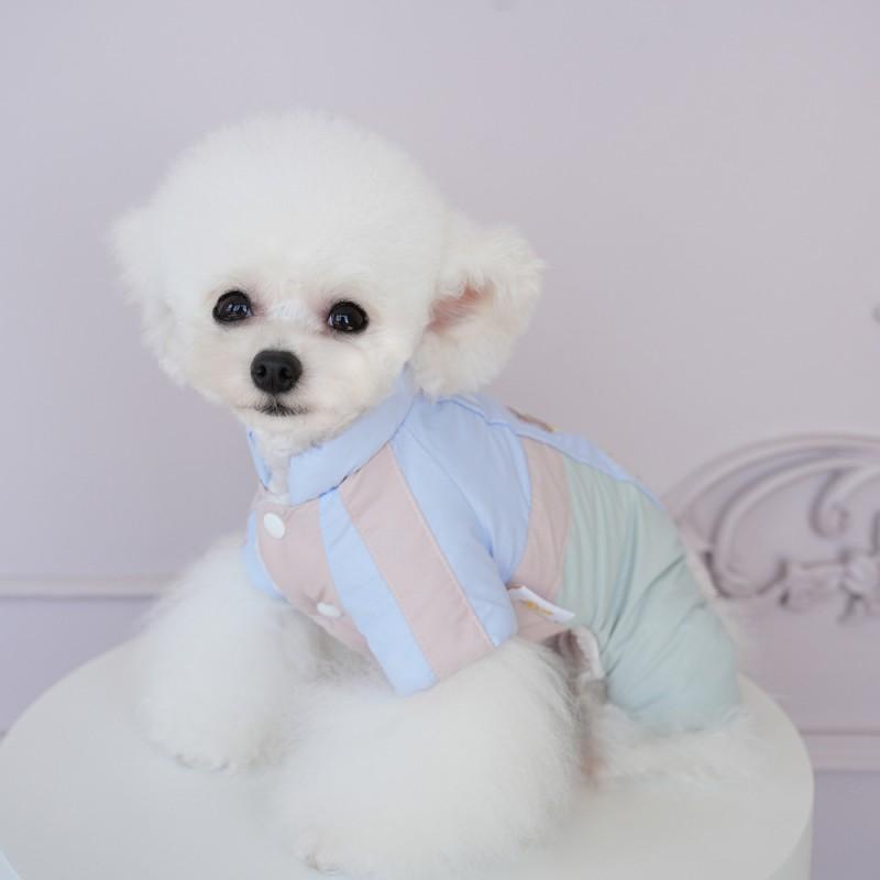 Warm Waterproof Dog Coat Small Breeds Fall Winter Outdoor Wear 4-Legged Pet Sweater Nylon Blend