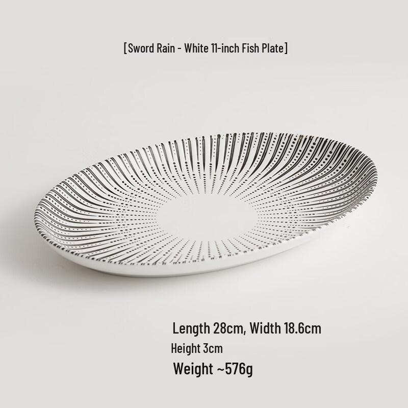 

Nordic Luxury Ceramic Dinner Plate