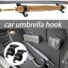 Umbrella Holder Multifunctional Trunk Hooks Hanger Holder Clip Boot Organizer Trunk Back Stand For Headrest Purse Automotive
