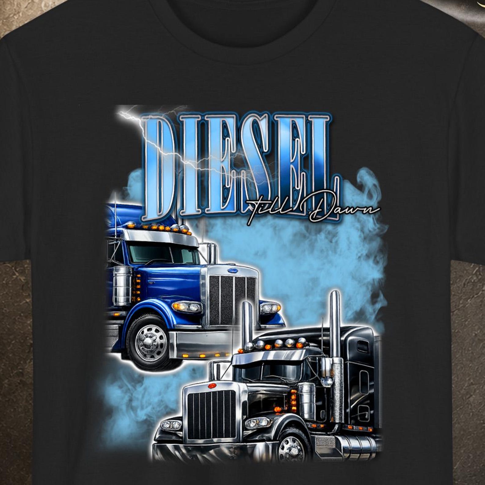 Truck Driver T Shirt, Truck Shirt, Truck Driver Gifts, Gifts for Truck Drivers, Blue Collar Daddy, Fathers Day Gift M