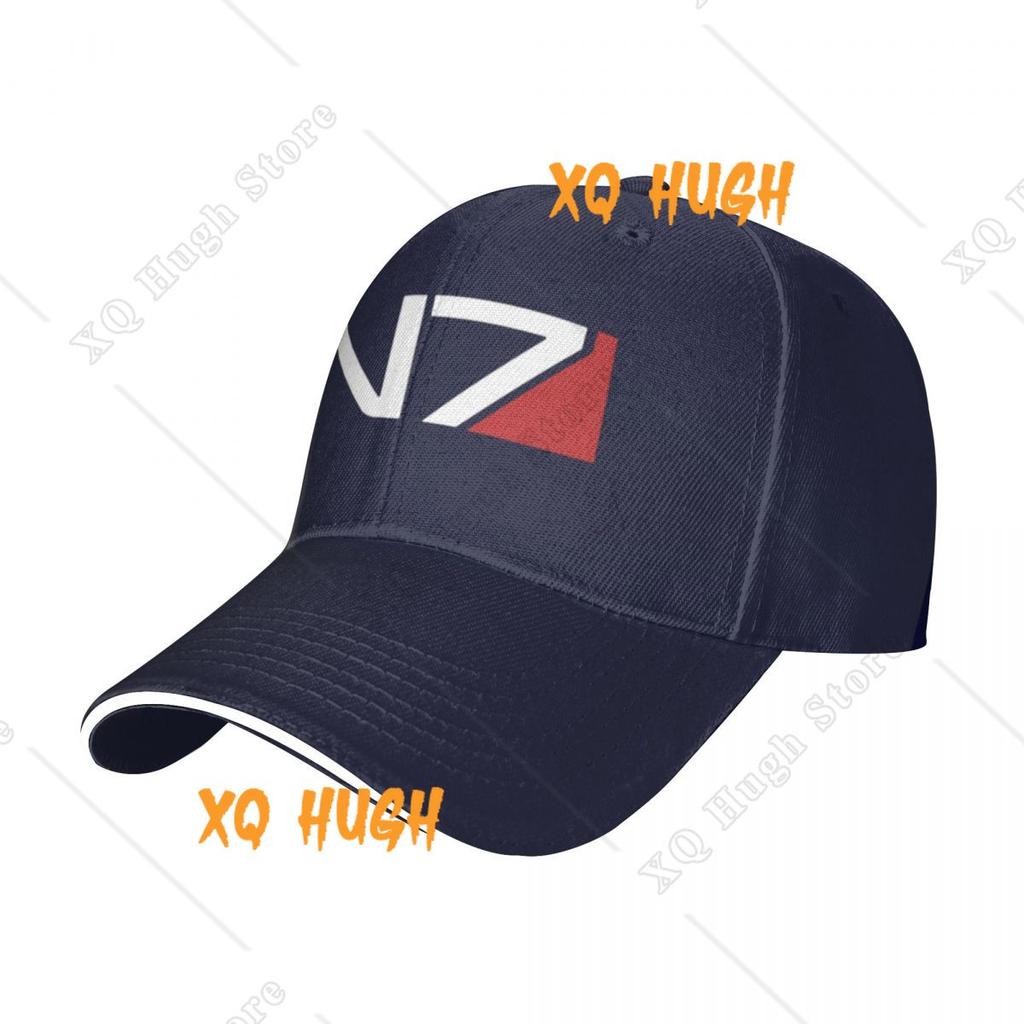 Mass Effect N7 Baseball Cap Punk Unisex Video Game Classic Hip Hop Hats Summer Men Women Outdoor Sport Breathable Snapback Cap