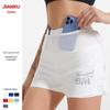 Women's Quick-Dry High-Waisted Sports Shorts with Pockets - Versatile for Running, Yoga, and Fitness