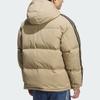 Adidas Originals FW25 Wendbare Daunenjacke Gestreift Warm Doppelseitig Sportlich Entendaunen Kapuze Langarm Daunenjacke Herren Jacke KF9278