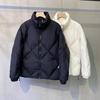 Winter 2023 Solid Color Stand Collar Down Jacket – Unisex 3D Cut, Thickened Coat