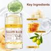 Tallow Balm Stick-Moisturizing, Nourishing And Soothing Facial Skin-With Grass-Fed Tallow, Raw Wild Honey And Olive Oil-40g