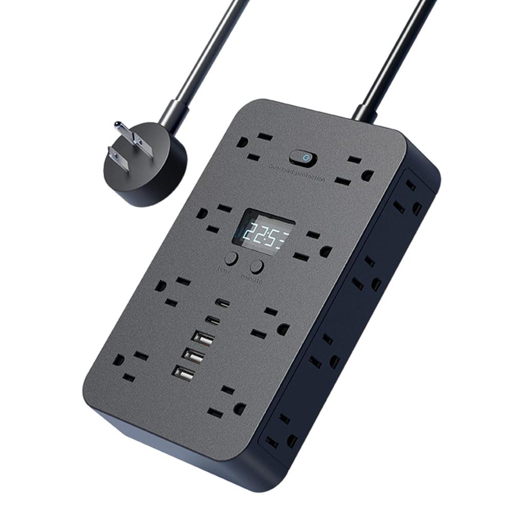 Household 16 Outlets Extender Double Side Outlet Power Strips With USB Port Desk Charging Station for Multiple Devices