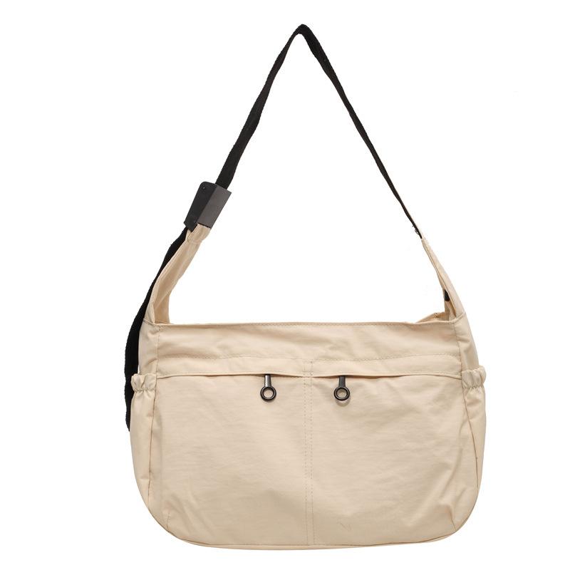 Geantă impermeabilă din nailon, geantă dumpling de mare capacitate, geantă de umăr, geantă de umăr nouă, versatilă, casual și ușoară, stil sportiv, la modă