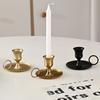 with Handle Candle Holder Metal Candle Cup Retro Candlestick  Desktop Adornment