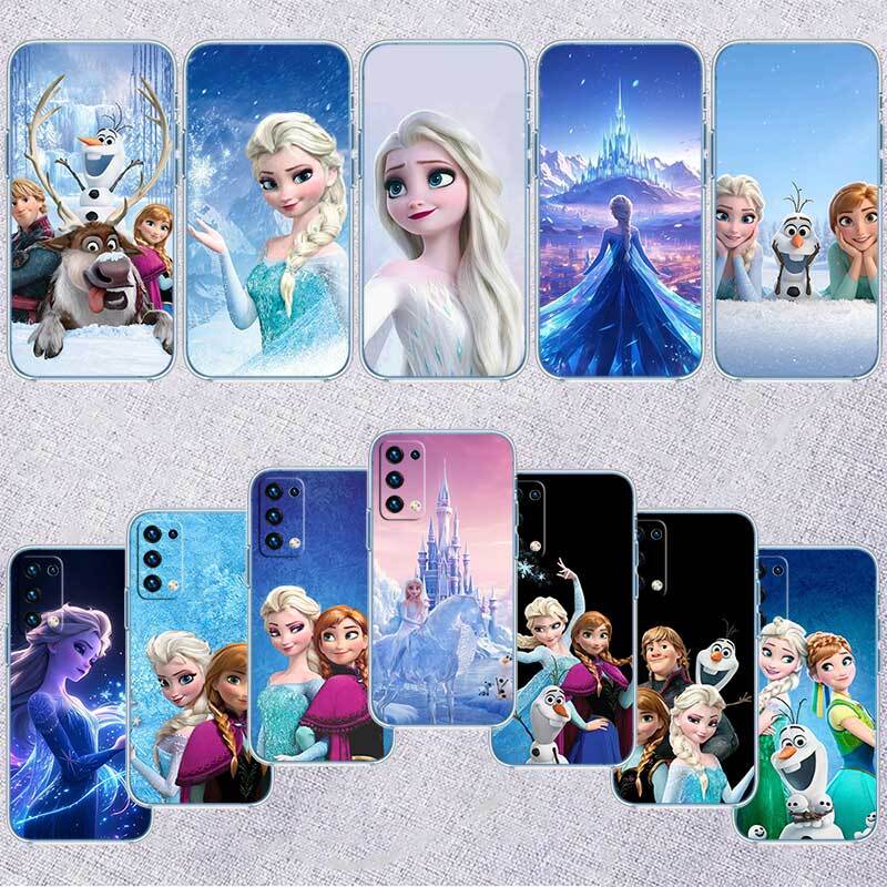 Frozen Olaf Elsa Anna Phone Case for Motorola Edge 20 30 S30 40 50 Fusion Lite Plus Pro Ultra Neo One Action Zoom Hyper Power Macro Vision