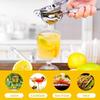 Stainless Steel Manual Citrus Fruit Press , Compact Handheld Citrus Juicer for Oranges, Lemons, Limes , Durable Kitchen Tool for Fresh Juice,
