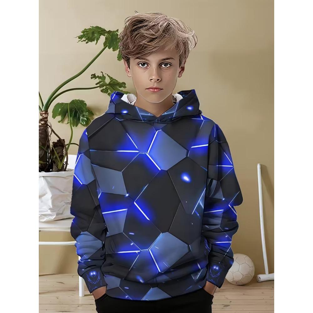 

Детская одежда Толстовки для мальчиков Градиент 3D принт Длинный рукав Детская одежда Повседневная мода Уличная одежда для мальчиков Пуловеры 100