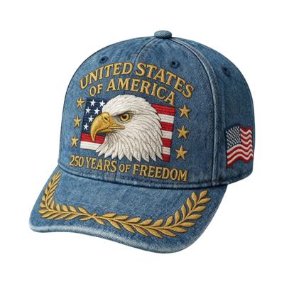 US 250th Anniversary Cap Patriotic Baseball Cap US 250th Anniversary Tribute Hat Trucker Hat for Men and Women