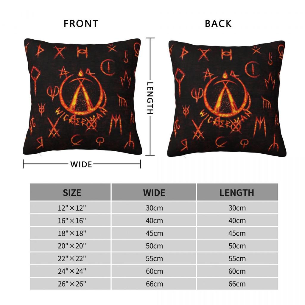 Wicker Man Alton Towers Square Pillowcase Polyester Linen Velvet Printed Zip Decorative Pillow Case Home Cushion Cover