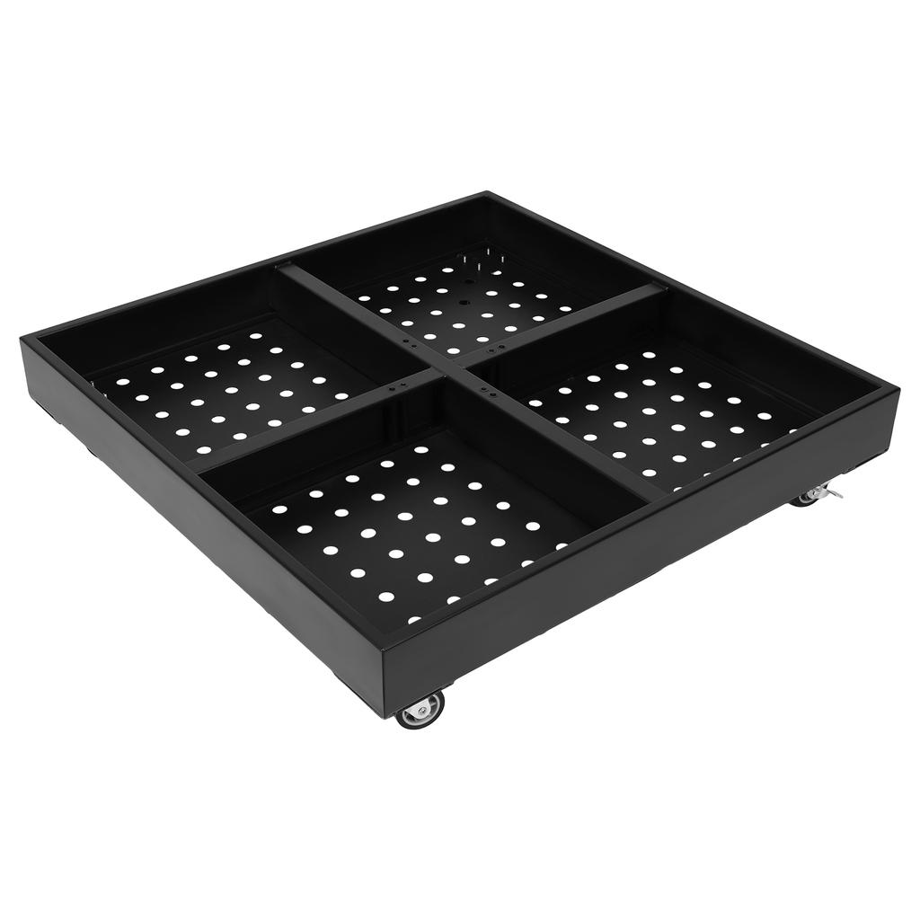 Patio Umbrella Base Fillable Umbrella Holder Metal Cantilever Umbrella Base for Outdoor Patio Garden Deck Poolside Lawn