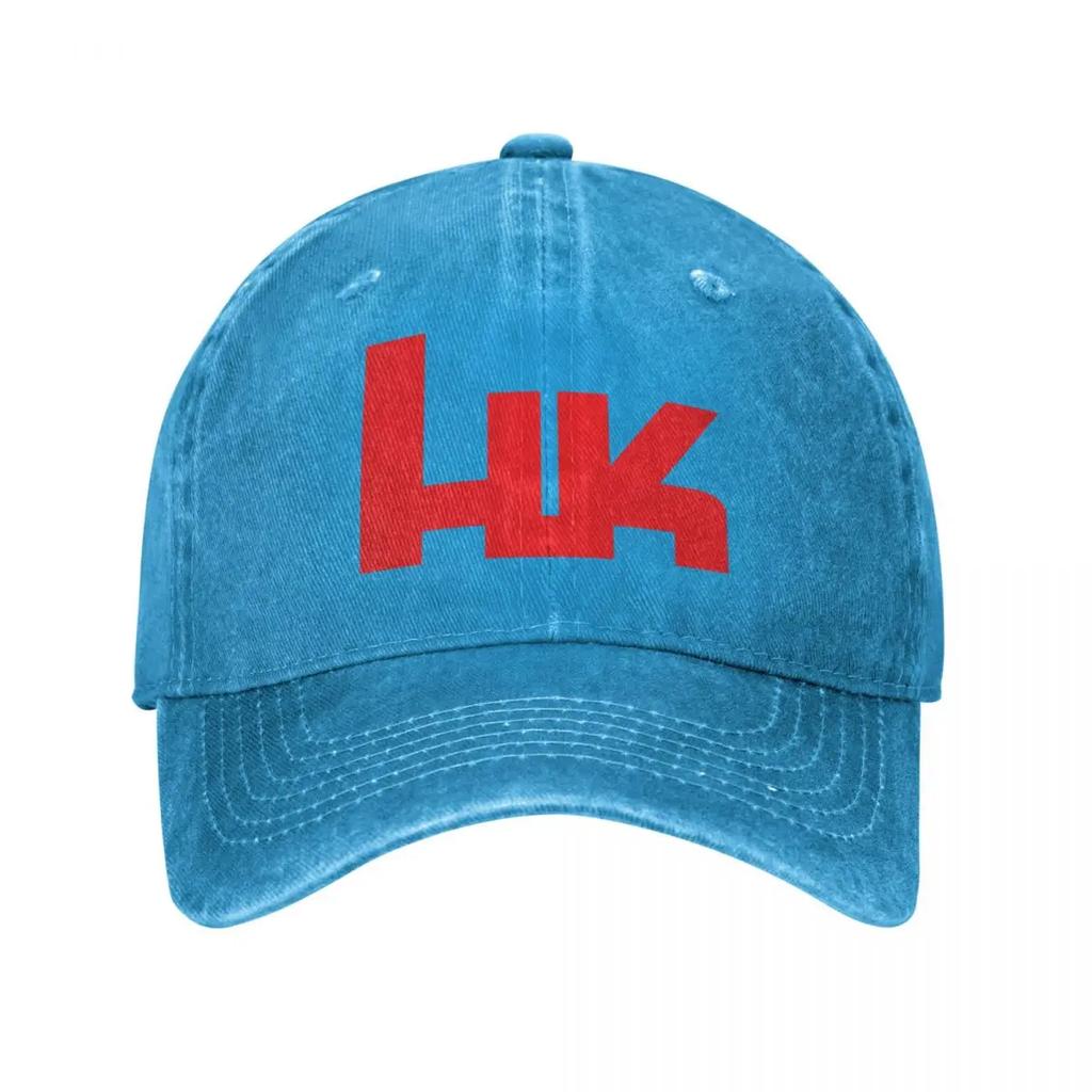 Heckler & Koch No Compromise Baseballkappe, Distressed Washed Gun Snapback-Mütze, Unisex, Outdoor, alle Jahreszeiten, verstellbare Passform