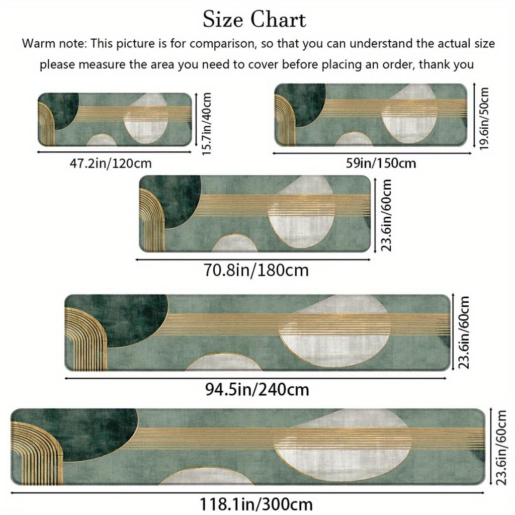 1 Piece Bohemian Style Rug For Living Room, Kitchen And Bedroom Printed Bird Pattern Carpet Easy To Clean Home Decoration