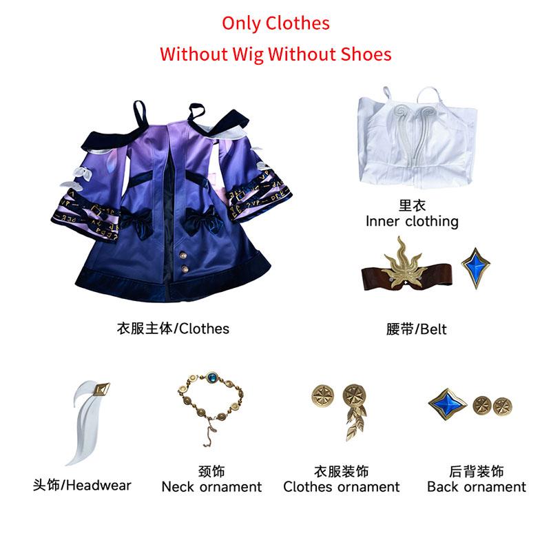 Star Rail Cyrene Cosplay Costume Pink Wig Hair Game Cyrene Cosplay Shoes For Women Role Play Halloween Outfits