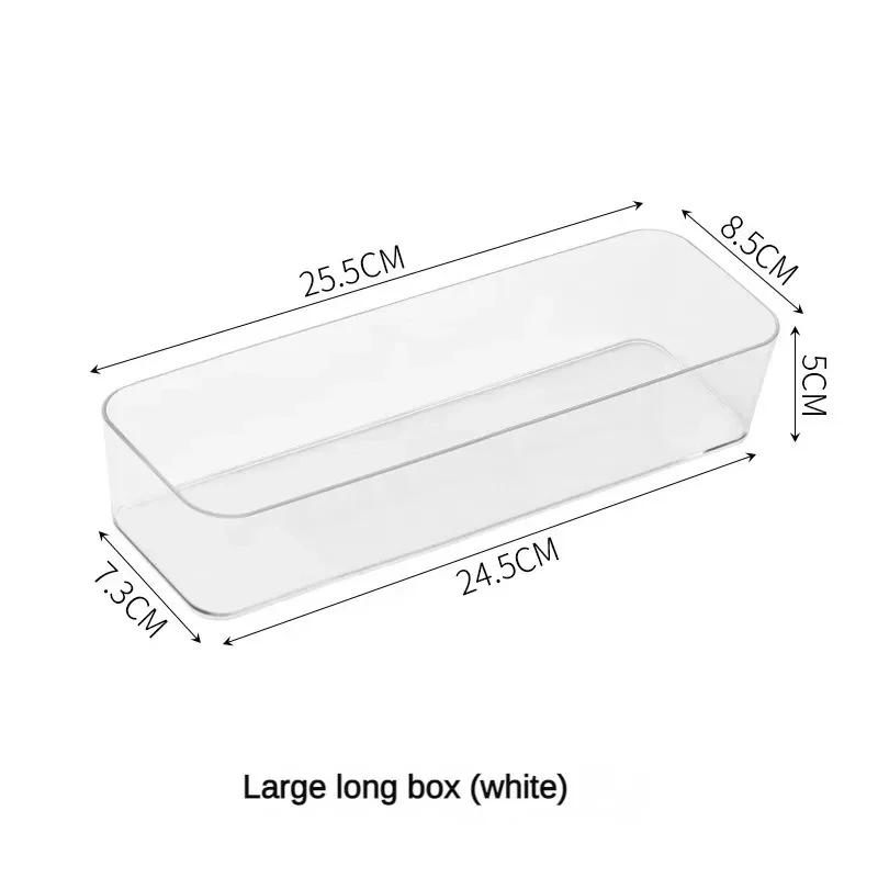 Unbegrenztes Schreibtisch-Schubladen-Organizer-Set, Kunststoff, Badezimmer-Aufbewahrung, Make-up-Organizer, durchsichtige Aufbewahrungsboxen, Behälter, Küchenhelfer